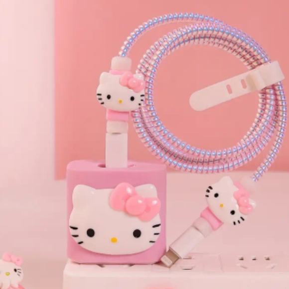 Hello Kitty Other - Hello Kitty Pink and White Cable Set It's not a charging cable, it's a cable cov